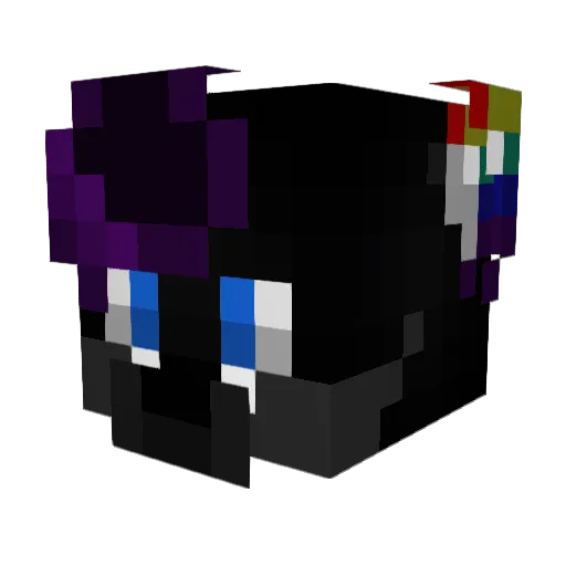 ToxicWolfxX Minecraft avatar head, 3D render