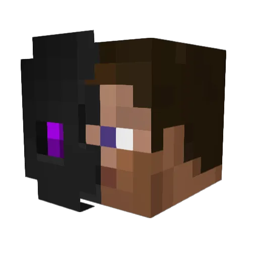 ToxicXGreen Minecraft avatar head, 3D render