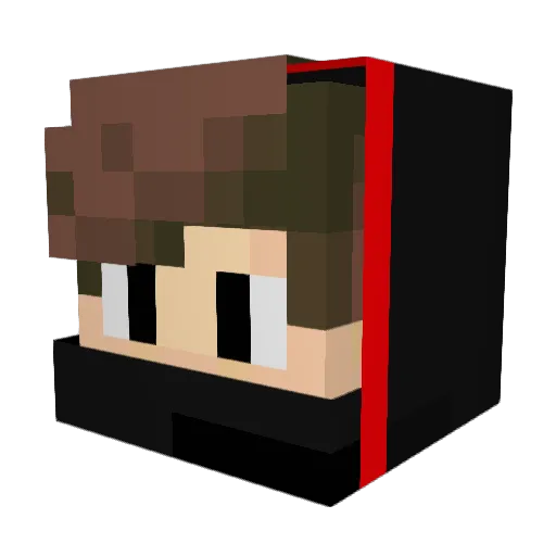 Toxic_Acid73 Minecraft avatar head, 3D render