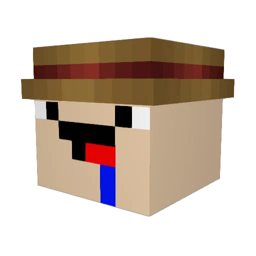 Toxic_Banana__ Minecraft avatar head, 3D render