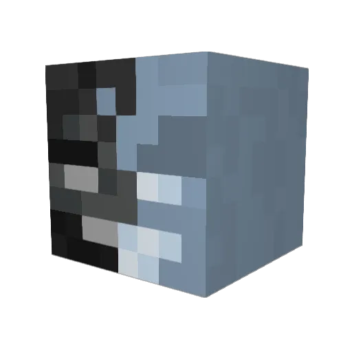 Toxic_Blood Minecraft avatar head, 3D render