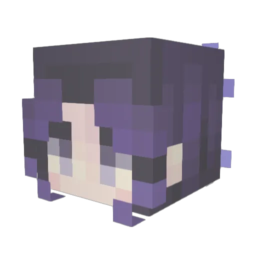 Toxic_Mire Minecraft avatar head, 3D render