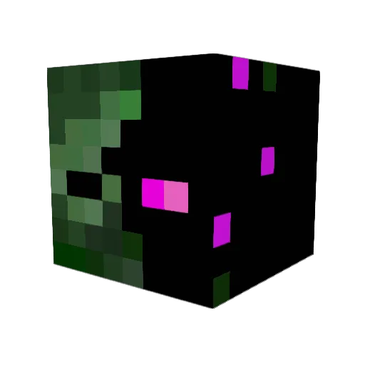 Toxic_Runner Minecraft avatar head, 3D render
