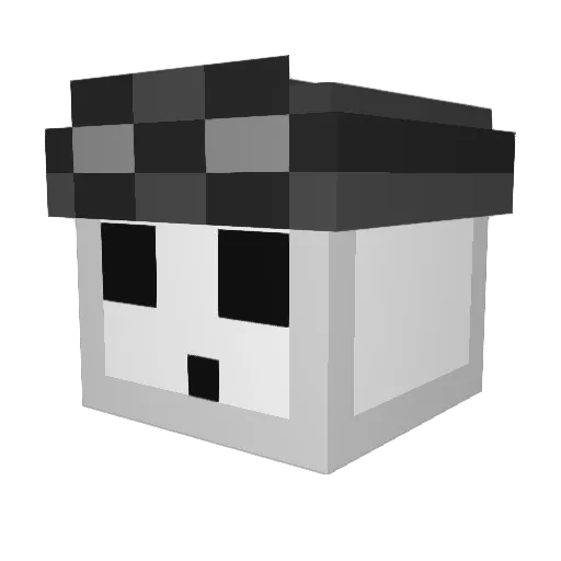 Toxic_Wolf_73 Minecraft avatar head, 3D render