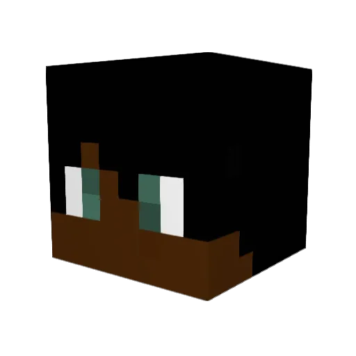 Toxic_Wubs Minecraft avatar head, 3D render