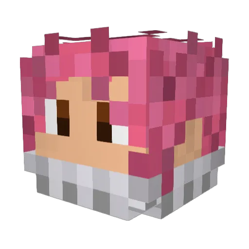 Toxic_Zay Minecraft avatar head, 3D render