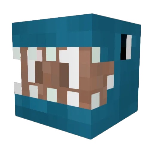 Toxicc69 Minecraft avatar head, 3D render