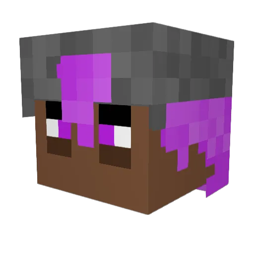 Toxiclemonadeboi Minecraft avatar head, 3D render