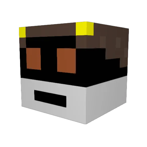 Toxiclizard42 Minecraft avatar head, 3D render