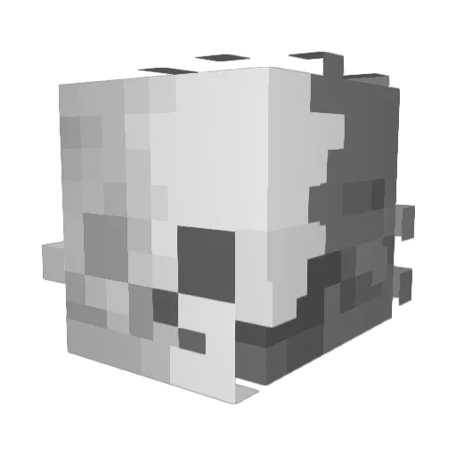 Toxicme1288 Minecraft avatar head, 3D render