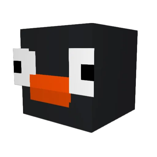 ToxiicSolo Minecraft avatar head, 3D render