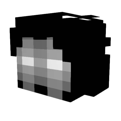 Toxik90 Minecraft avatar head, 3D render