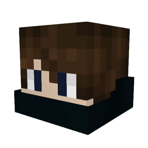 Toxik_Zen Minecraft avatar head, 3D render