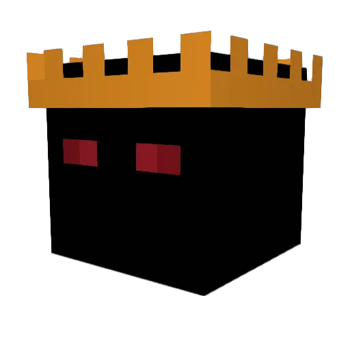 Toxout Minecraft avatar head, 3D render