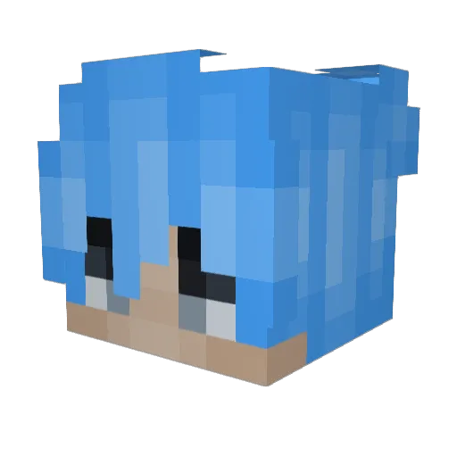 Toxxxic_Man Minecraft avatar head, 3D render