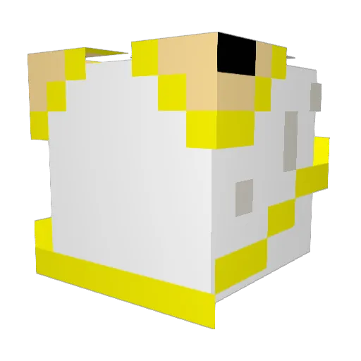 ToxyTherealFurry Minecraft avatar head, 3D render