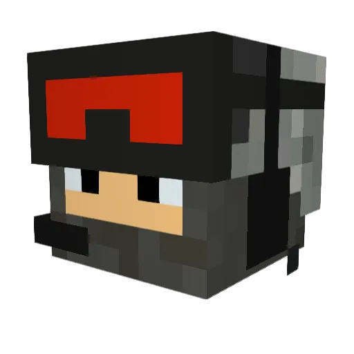 ToyCar10 Minecraft avatar head, 3D render