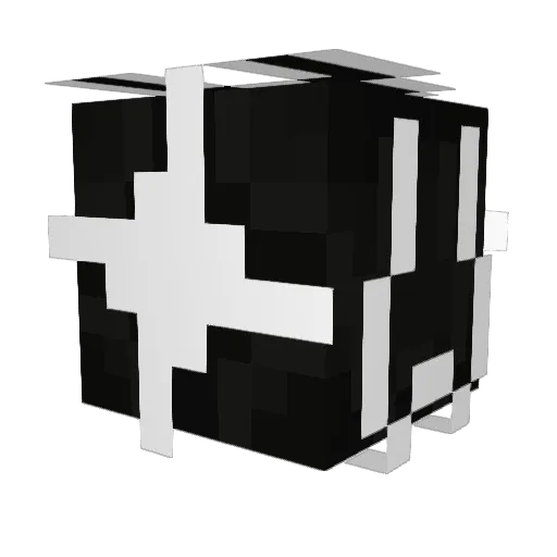 ToyFoxyPirateFox Minecraft avatar head, 3D render