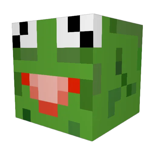 ToyHeaven Minecraft avatar head, 3D render