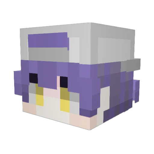 Toy_wiz06 Minecraft avatar head, 3D render