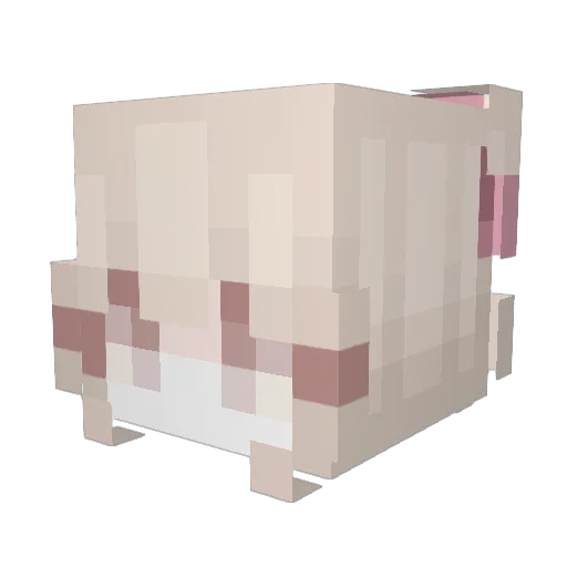 Toykol Minecraft avatar head, 3D render