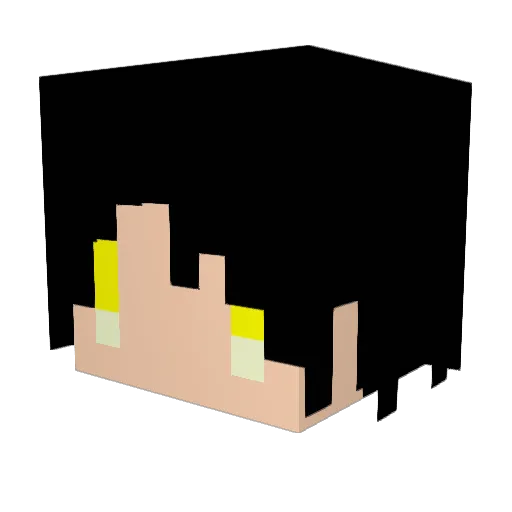 Toyo1182 Minecraft avatar head, 3D render