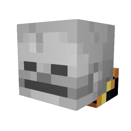 ToyoR6 Minecraft avatar head, 3D render