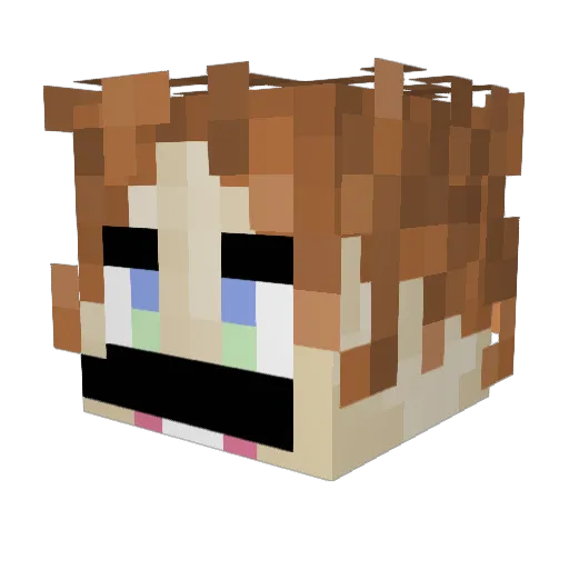 Minecraft-Avatar von ToyodaKai: Kopf als 3D-Render