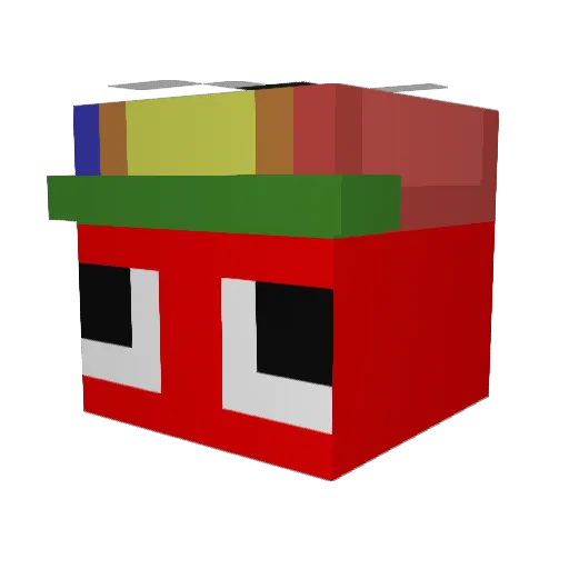 Toyoshi1 Minecraft avatar head, 3D render