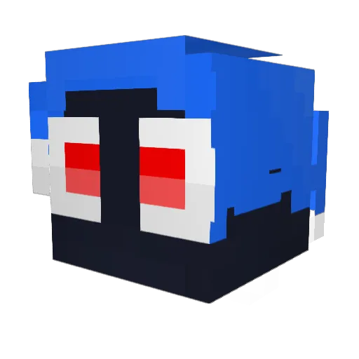 Toyre2006 Minecraft avatar head, 3D render