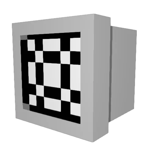 ToysRCuss Minecraft avatar head, 3D render