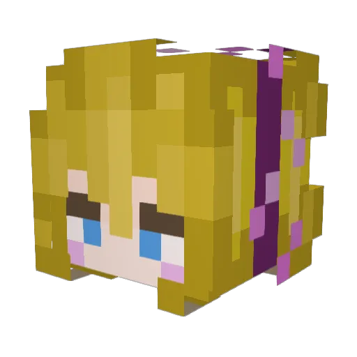 TozzyWozzy2020 Minecraft avatar head, 3D render