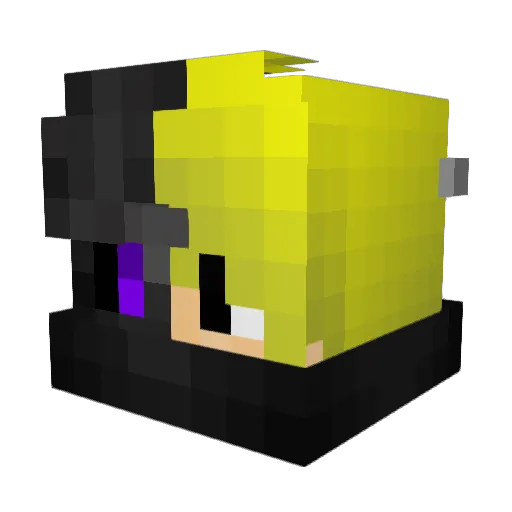 Tpi_CH Minecraft avatar head, 3D render