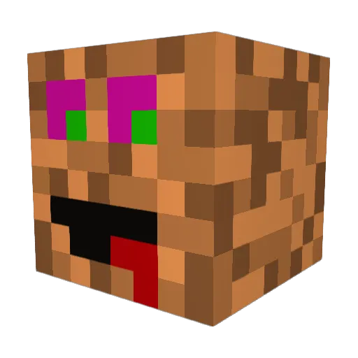 Tplay7 Minecraft avatar head, 3D render