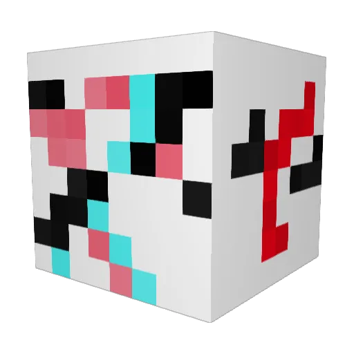 Tqson Minecraft avatar head, 3D render