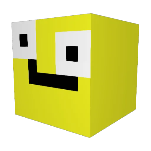 TqyTqy Minecraft avatar head, 3D render