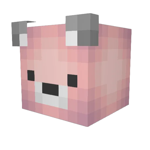 Tr1ckeAlt1 Minecraft avatar head, 3D render
