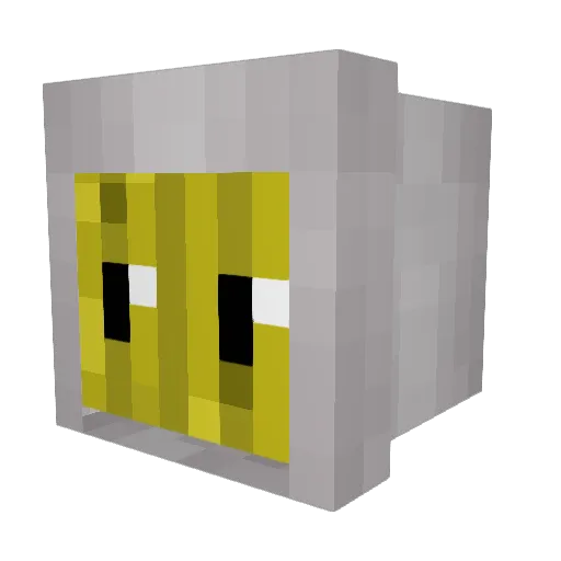 Tr1kee Minecraft avatar head, 3D render