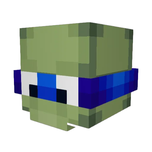 Tr1pp1mehu Minecraft avatar head, 3D render