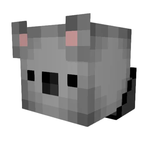 Tr1styn Minecraft avatar head, 3D render