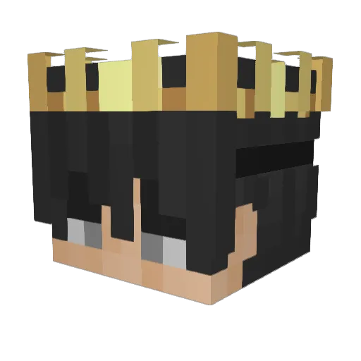Tr3ntatr3 Minecraft avatar head, 3D render