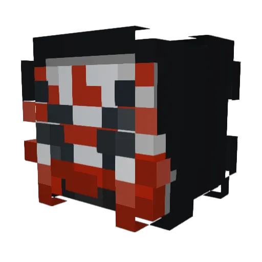 Tr3v18 Minecraft avatar head, 3D render