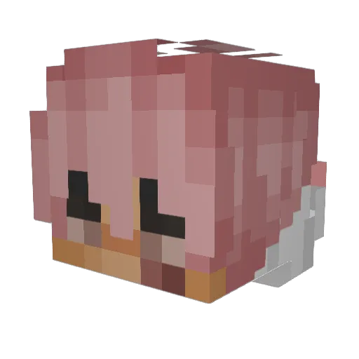Tr3x_05 Minecraft avatar head, 3D render