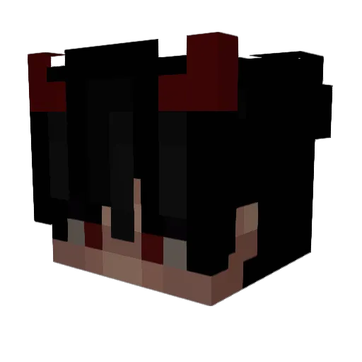 Tr4sh_Justin Minecraft avatar head, 3D render
