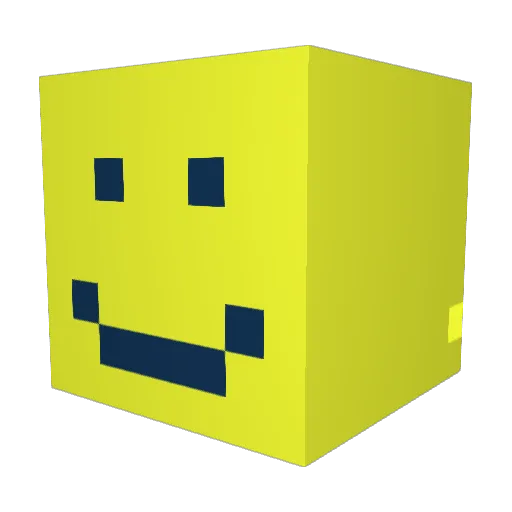 Tr4shx6 Minecraft avatar head, 3D render