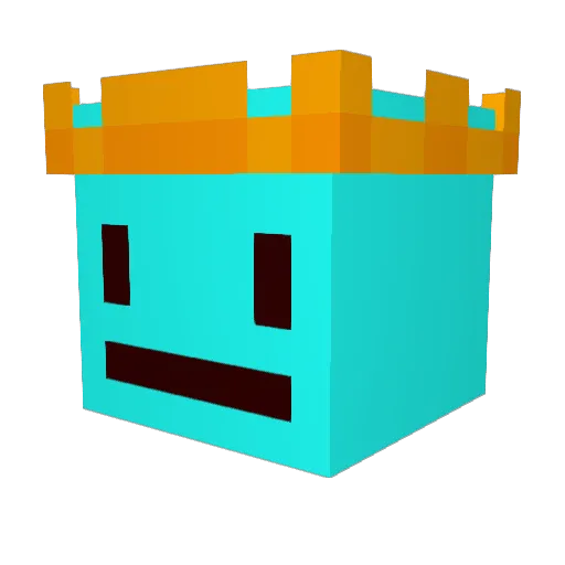 Tr4xxe Minecraft avatar head, 3D render