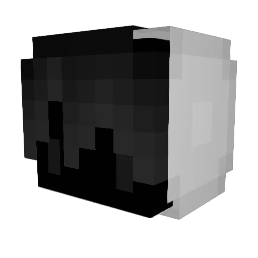 Tr5ms4id Minecraft avatar head, 3D render