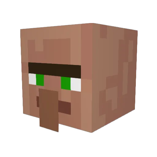 TrKi5 Minecraft avatar head, 3D render