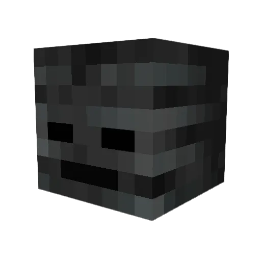 TrTrLeviathan Minecraft avatar head, 3D render