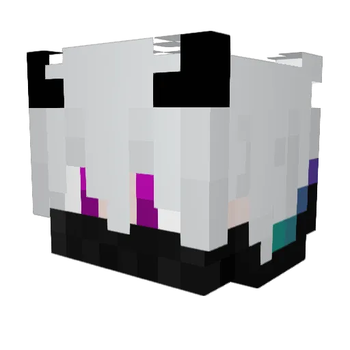TrYxer Minecraft avatar head, 3D render
